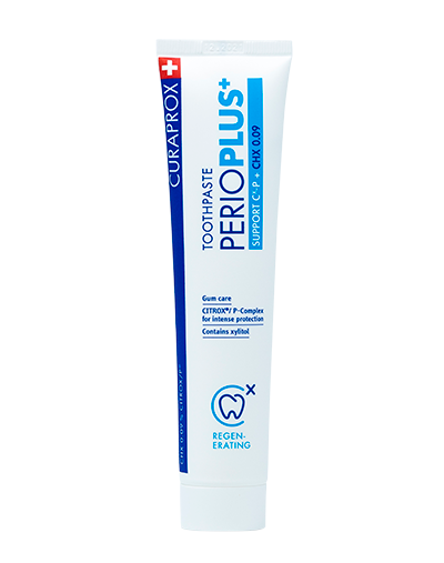 Curaprox Dentifricio Perio Plus+ Support CHX 0,09% - 75 ml - Sorrisodeciso:  il filo diretto col tuo dentista