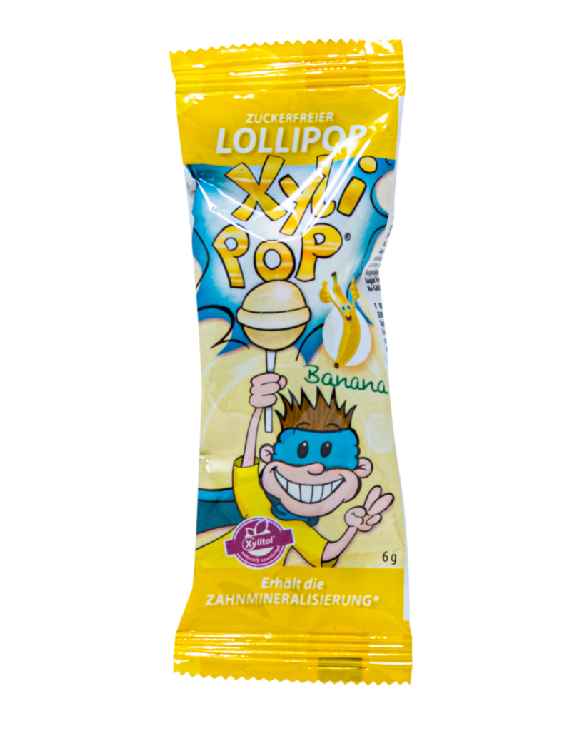 Miradent Lollipop Allo Xilitolo XyliPOP Gusto Banana Sorrisodeciso