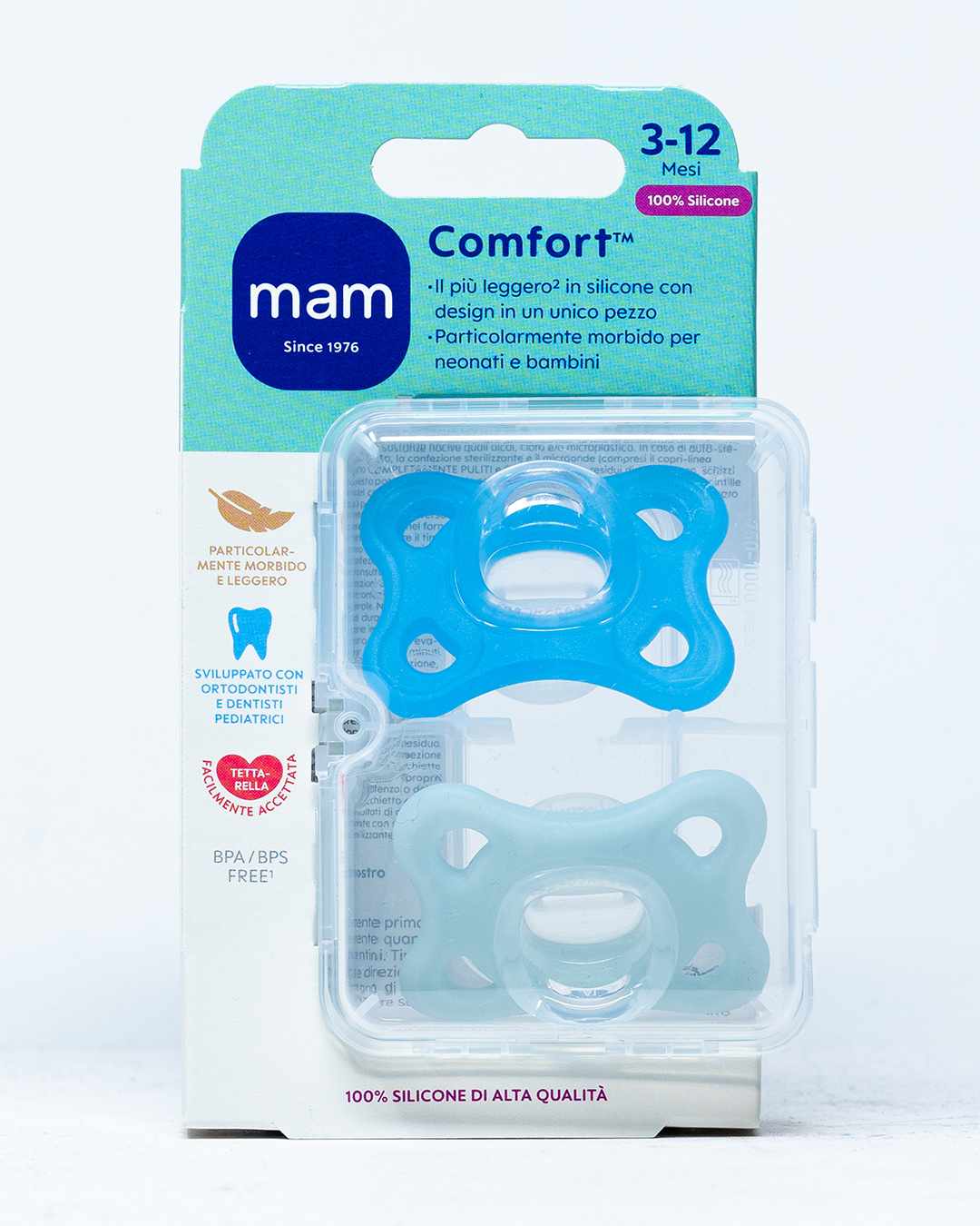 MAM Succhietto Comfort 3-12 mesi - 2 pz