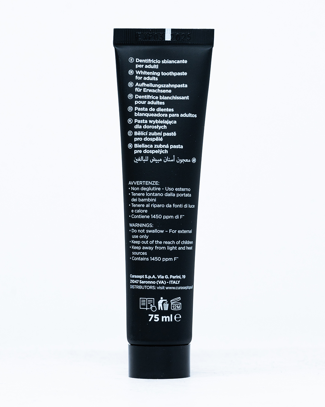 Curasept Dentifricio Black Luxury - 75 ml