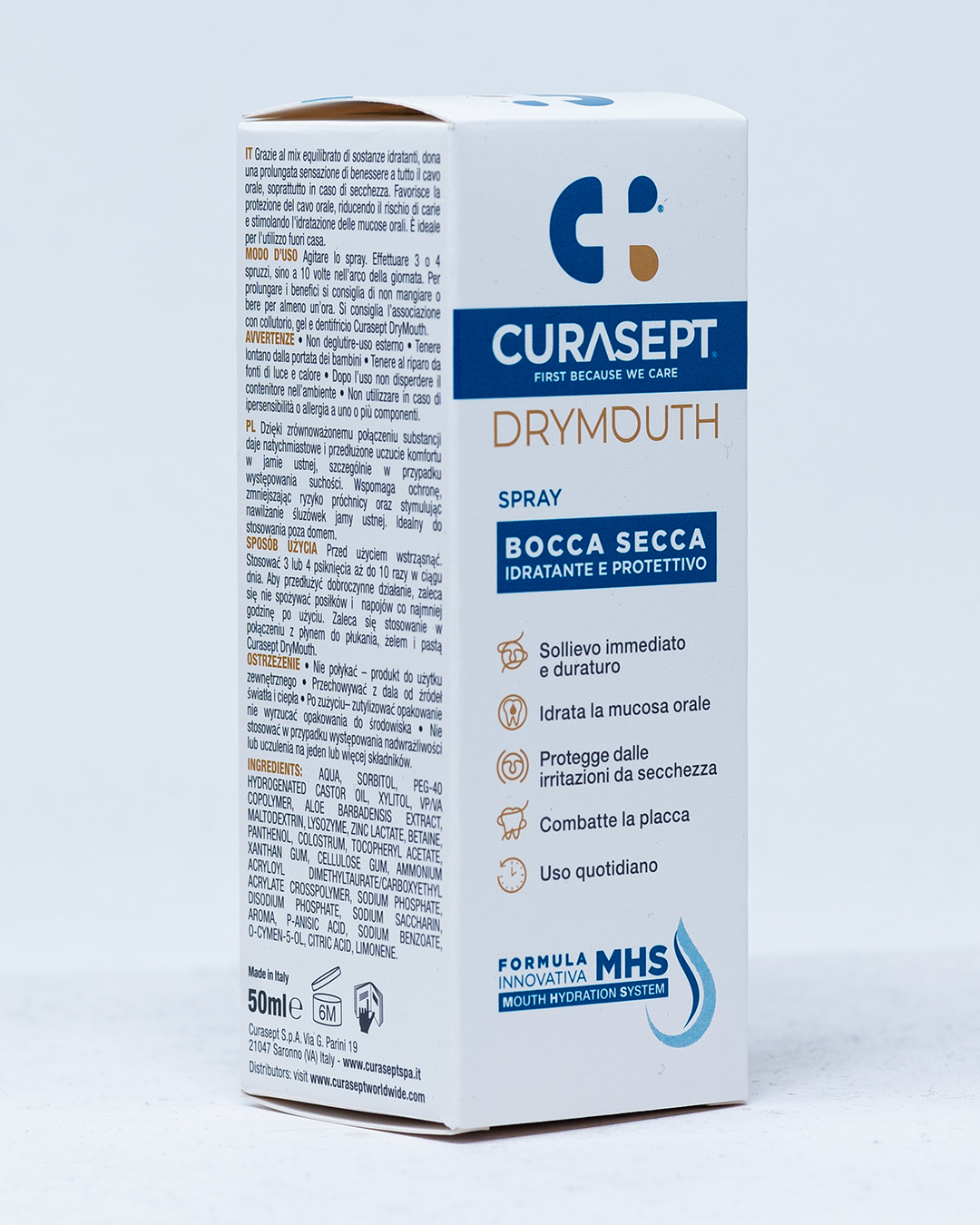 Curasept Drymouth  Spray Protettivo Bocca Secca - 50 ml