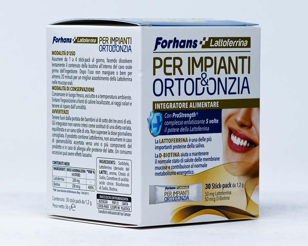 Forhans Integratore Alimentare Per Impianti e Ortodonzia – 30 stick