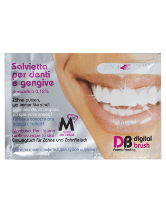 Ena Oral Care Salviette Digital Brush CHX 0,12% - 5 pz