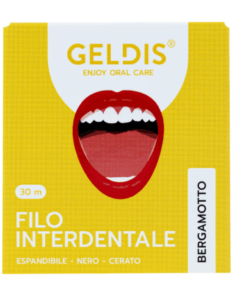 Geldis Filo Interdentale Espandibile al Bergamotto – 30 mt