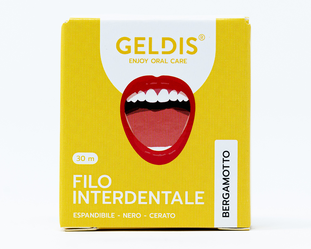 Geldis Filo Interdentale Espandibile al Bergamotto – 30 mt