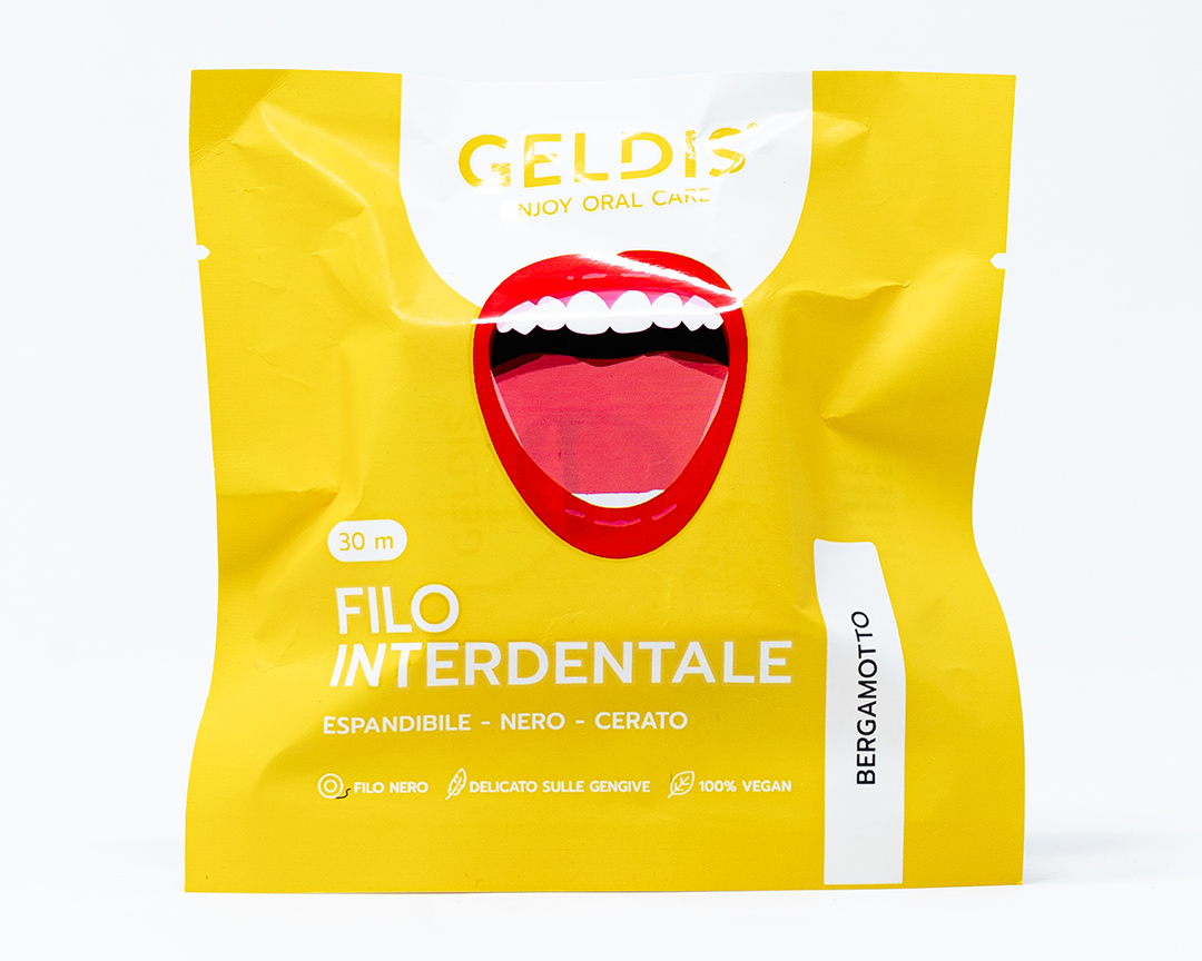 Geldis Filo Interdentale Espandibile al Bergamotto – 30 mt