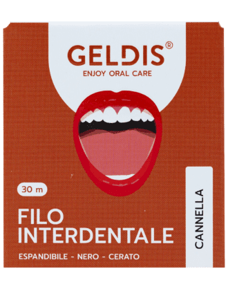 Geldis Filo Interdentale Espandibile alla Cannella – 30 mt