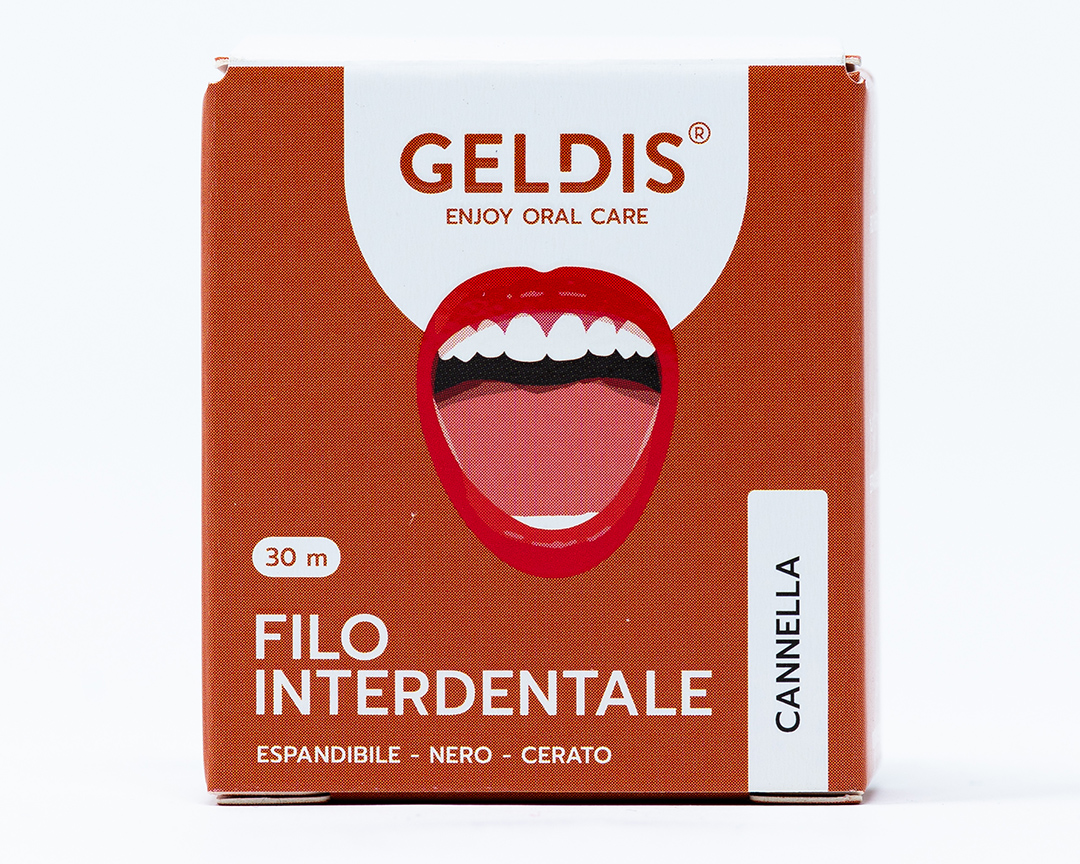 Geldis Filo Interdentale Espandibile alla Cannella – 30 mt