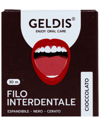 Geldis Filo Interdentale Espandibile al Cioccolato – 30 mt