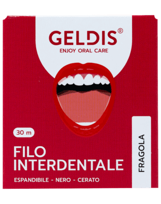 Geldis Filo Interdentale Espandibile alla Fragola - 30 mt