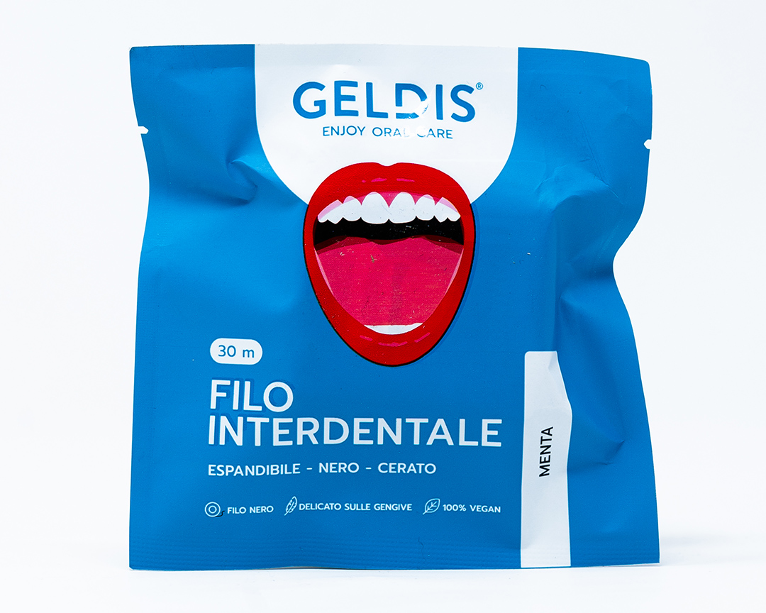 Geldis Filo Interdentale Espandibile alla Menta – 30 mt