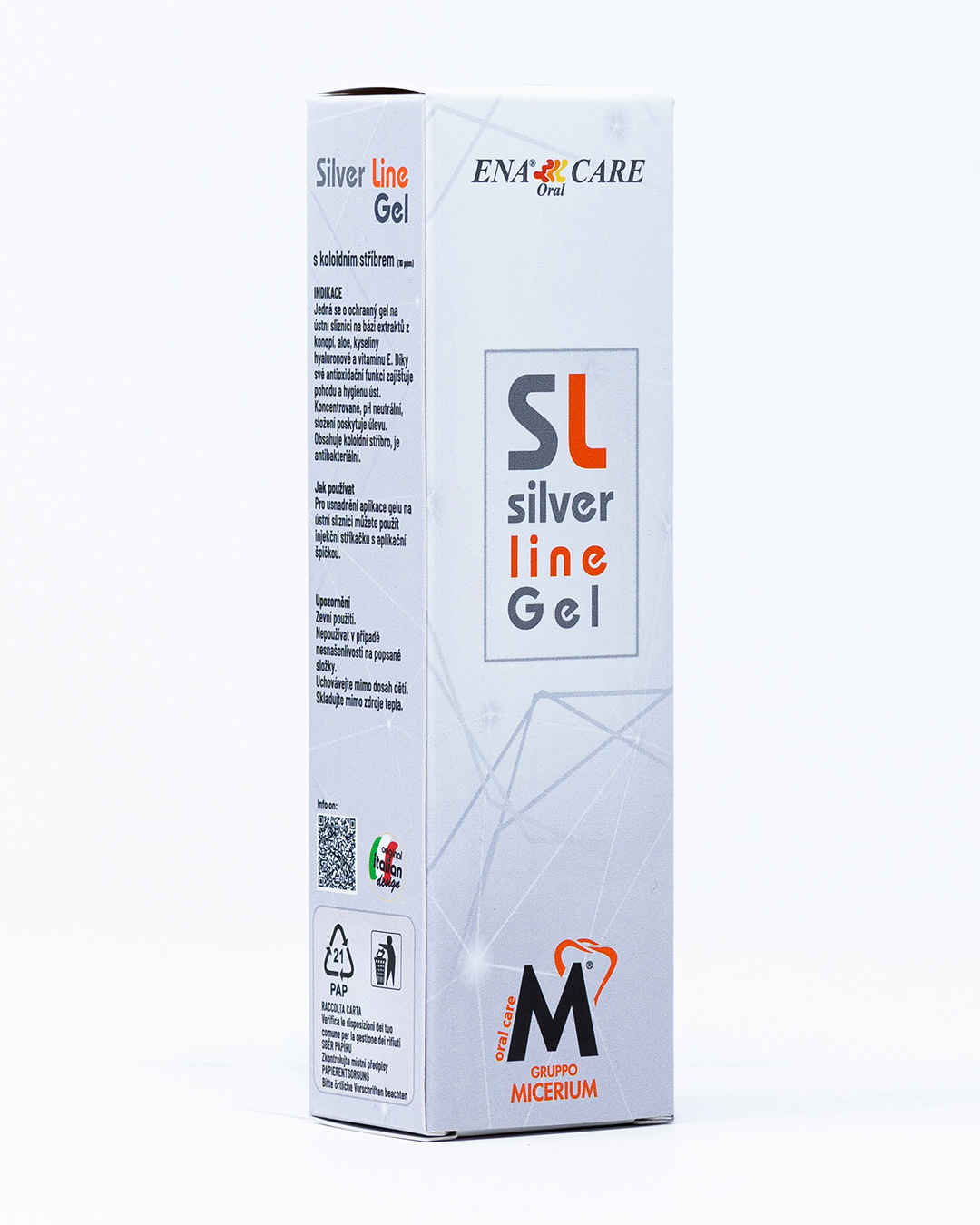 Ena Oral Care Gel Silver Line con Argento Colloidale - 50 ml