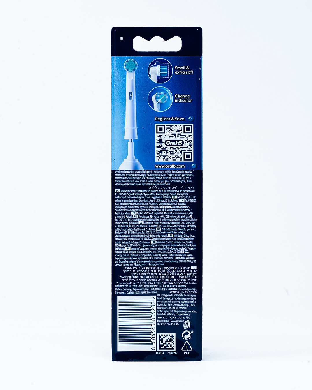 Oral-B Testina di Ricambio Stages Spider Man – 4 pz.